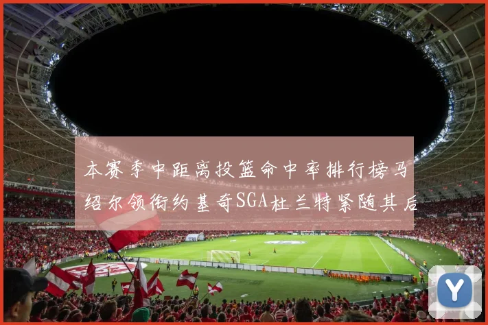 本赛季中距离投篮命中率排行榜马绍尔领衔约基奇SGA杜兰特紧随其后